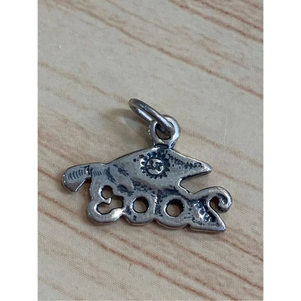 .925 Graduate 2003 Sterling Silver Jewelry Charm